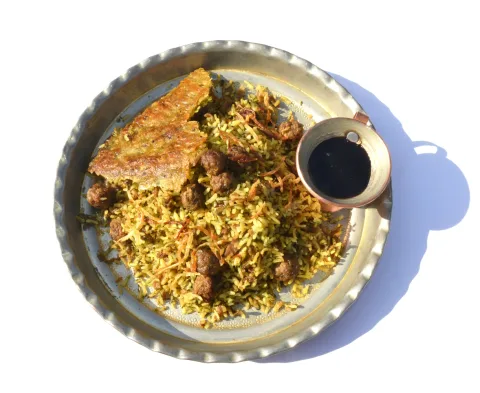 کلم پلو شیرازی